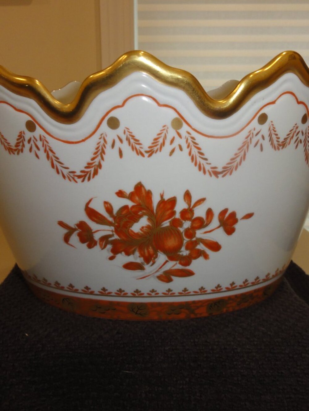 Vintage Vista Alegre Mottahedeh Porcelain Cachepot EXCELLENT CONDITION!